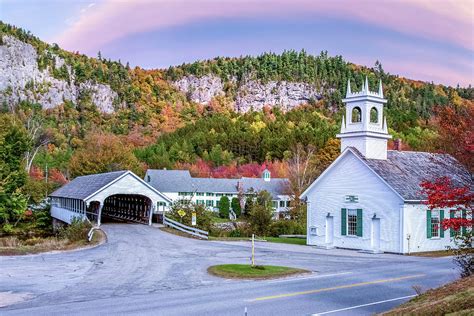 Stark New Hampshire Covered Bridge Photograph by Jeff Folger - Fine Art ...