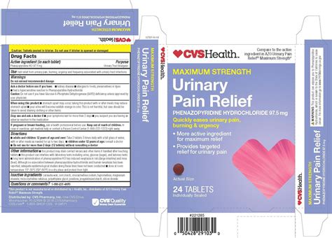 Phenazopyridine HCl (tablet, film coated) CVS Pharmacy, Inc.