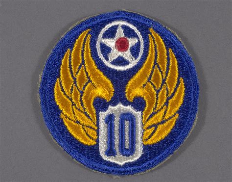 Insignia, 10th Air Force, United States Army Air Forces | National Air and Space Museum