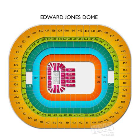 Edward Jones Dome Seating Charts - Edward Jones Dome Tickets