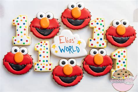 Elmo Cookies