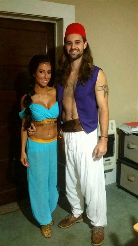 Perfect Jasmine and Aladin Halloween costume for couples. Disney Halloween costumes. Princess ...