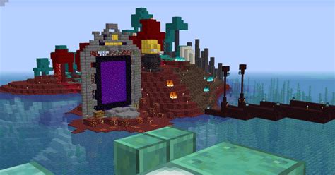 Nether Island 🔥 : r/Minecraft