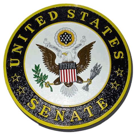 The US Senate Seal / Podium Plaque – American Plaque Company – Military ...