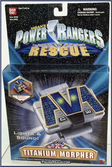 Titanium Morpher - Power Rangers Lightspeed Rescue - Morphers - Bandai ...