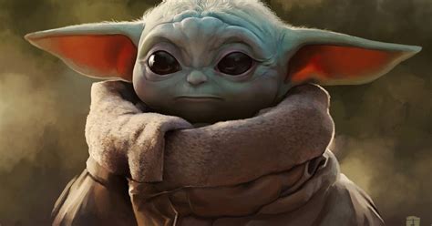 Baby Yoda Art Wallpaper