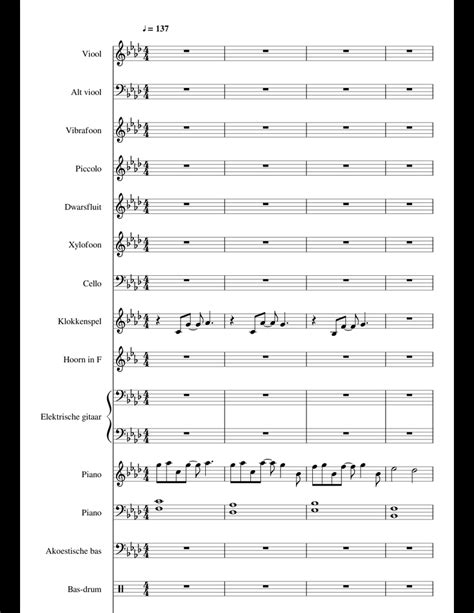 Let It Go Instrumental (Full Orchestra) sheet music for Violin, Flute ...