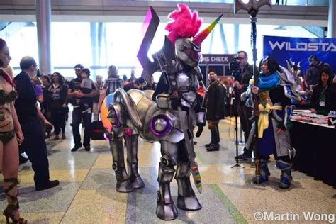 From League of Legends, Arcade Hecarim cosplay by Nick Poulos and Danielle Beaulieu. Photo by ...