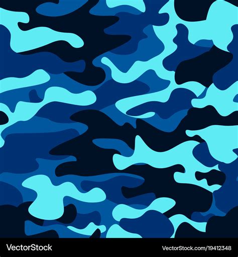 Camouflage seamless color pattern army camo Vector Image