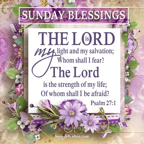 Powerful Sunday Blessings Bible Verses | SuperbWishes