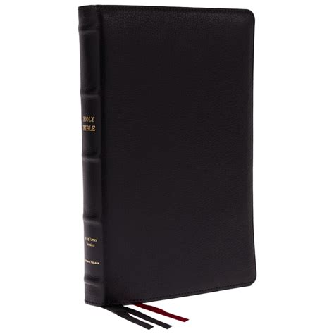 Nelson KJV, Thinline Bible, Large Print, Premium Goatskin Leather ...