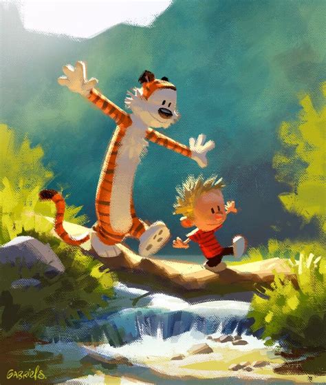 ArtStation - Calvin and Hobbes, Gabriel Soares Art And Illustration ...