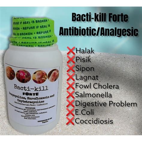 Bacti-kill preventions and treatment/halak,sipon,lagnat,pagtatae ...