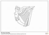 Ireland Flag Coloring Pages For Preschool sketch template