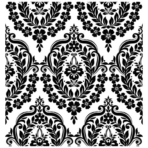 Seamless damask pattern 8543872 Vector Art at Vecteezy