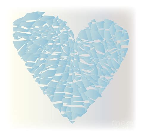 Heart Of Broken Glass Digital Art by Bigalbaloo Stock - Fine Art America