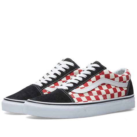 farahzahidah11: Vans Checkered Red And Black