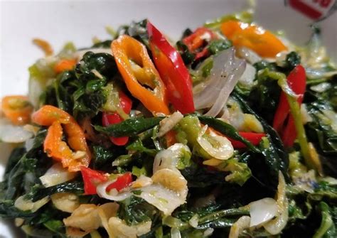 Resep 78. Tumis daun singkong oleh Purwanti - Cookpad