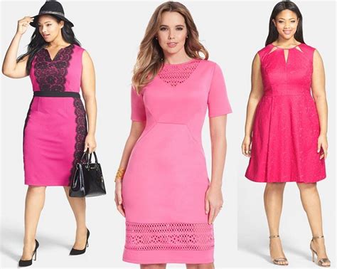 Shapely Chic Sheri - Plus Size Fashion and Style Blog for Curvy Women: 15 Plus Size Pink Dresses ...