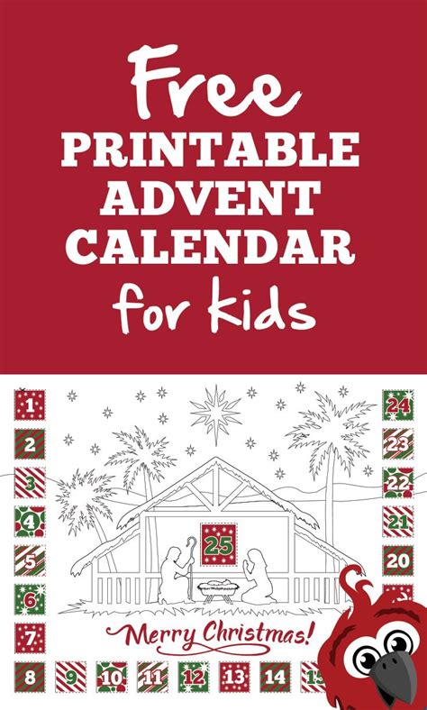 Christian Advent Calendar For Toddlers - Feb 2023 Calendar Themes