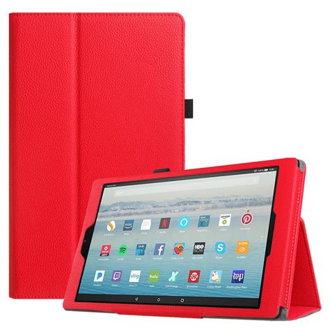 Fintie Folio Case for Amazon Fire HD 10 Tablet (7th/9th Gen, 2017/2019 ...