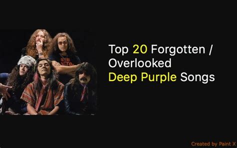 Top 20 Underrated Deep Purple Songs - NSF News and Magazine