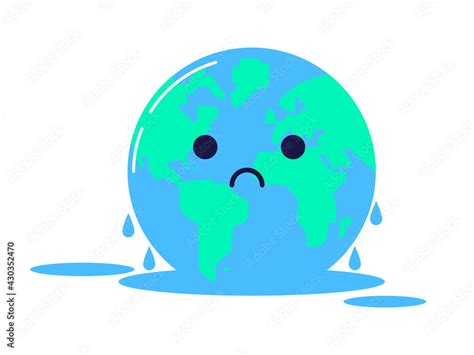 World Illustration - Global Warming / Climate Change Vector - Clip Art Library