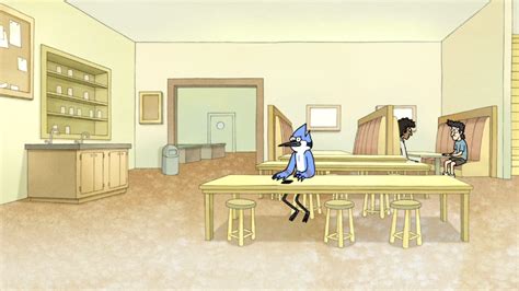 Image - S6E11.007 Mordecai Waiting in the Coffee Shop.png | Regular ...