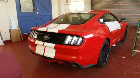 My Race Red GT With White Stripes | 2015+ S550 Mustang Forum (GT ...