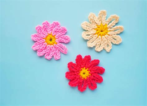 Easy Crochet Flower with Open Loop Petals Pattern - Single Girl's DIY