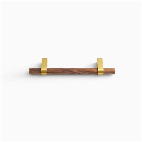 Modernist Wood & Antique Brass Hardware | West Elm