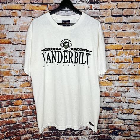 Vintage Vanderbilt University Collegiate T Shirt... - Depop