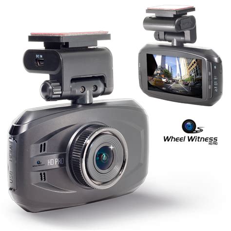WheelWitness HD PRO Dash Cam with GPS - 2K Super HD - 170° Lens - 16GB microSD - Advanced Driver ...