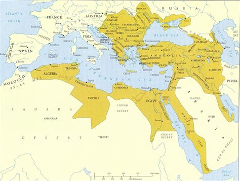 Map of the Ottoman Empire