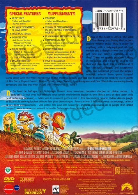 The Wild Thornberrys Movie (Fullscreen/Widescreen) (Bilingual) on DVD Movie