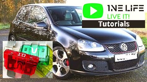 Volkswagen Golf Fuse Box Location How To Change a Fuse VW Golf - YouTube