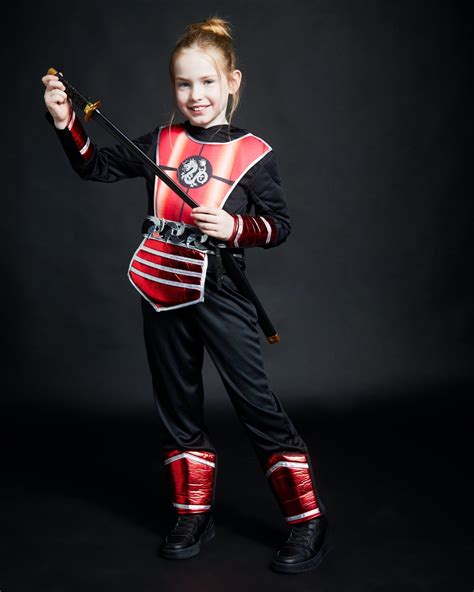 Dunnes Stores | Red Red Ninja Costume (5-12 years)