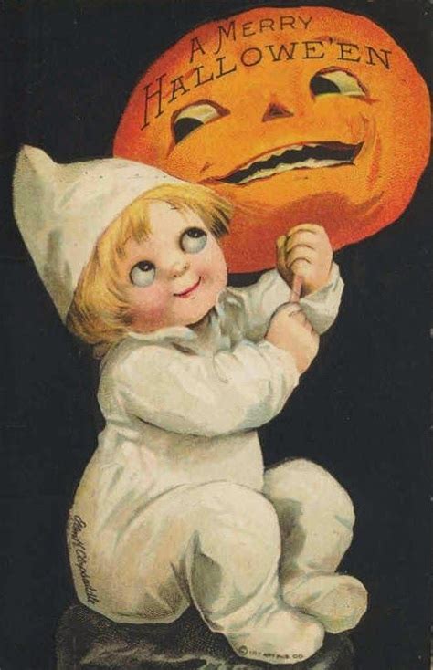 The Miniature Ghost - Halloween Limericks for Kids... | Vintage ...