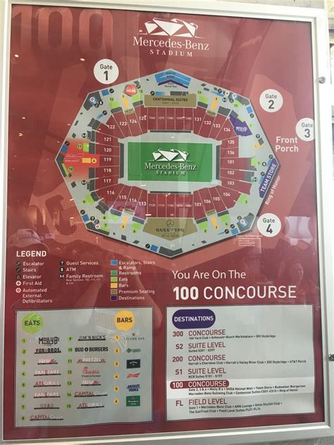 Mercedes Benz Stadium Parking Map