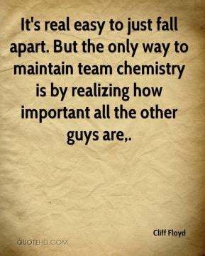 Quotes About Team Chemistry. QuotesGram