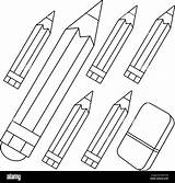 Eraser Coloring Page sketch template
