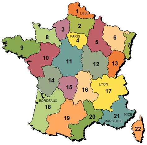 Map Of France Provinces | Campus Map