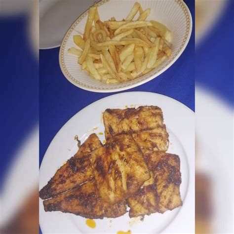 Masala Fish 🐟 And Slap Chips 🍟 recipe by Nazreen Khan