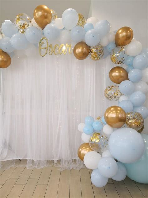 Balloon garland backdrop, Design & Craft, Others on Carousell