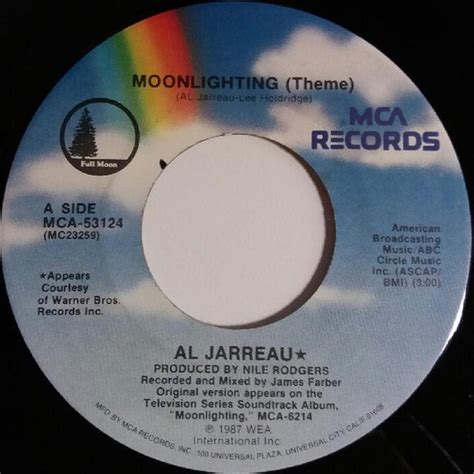 Al Jarreau - Moonlighting Theme (1987, Vinyl) | Discogs