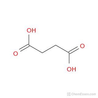 Succinic acid Structure - C4H6O4 - Over 100 million chemical compounds ...