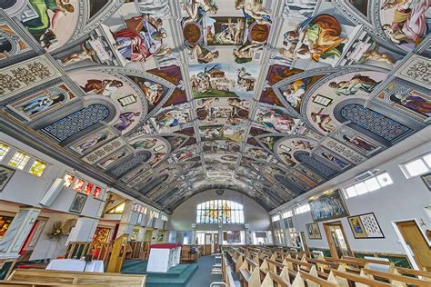 Sistine Chapel Reproduction - English Martyrs Church - Time For Worthing