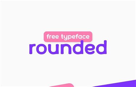 Rounded Modern Rounded Font - Dafont Free