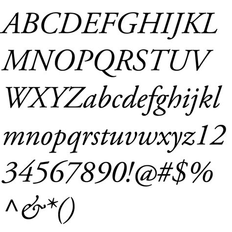 12 Garamond Font Italic Images - Italic Font Examples, Adobe Garamond Pro Font and Garamond ...