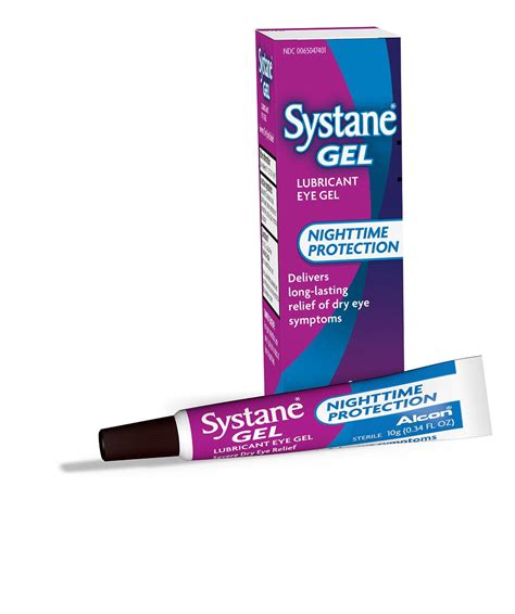 Systane Gel Overnight Therapy Lubricant Eye Gel 10 g Each (Pack of 2 ...